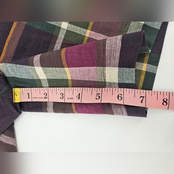 SALTY DOG Gant Mens NWT NEW 90s 1990s Plaid Shorts size 32 NOS Vintage - Picture 7 of 7